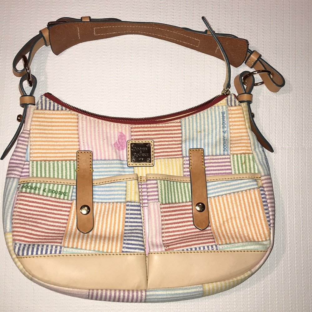 Dooney & Bourke Multicolored Patchwork Purse - image 1
